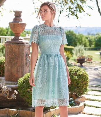 NWT Antonio Melani Carolina Lace Dress Sz. 4 retail $199 Mint Blue Green  Seafoam | eBay