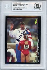1992 -BELA KAROLYI- Beckett BAS Signed/Autograph/Auto OLYMPICS Rookie Card - RC