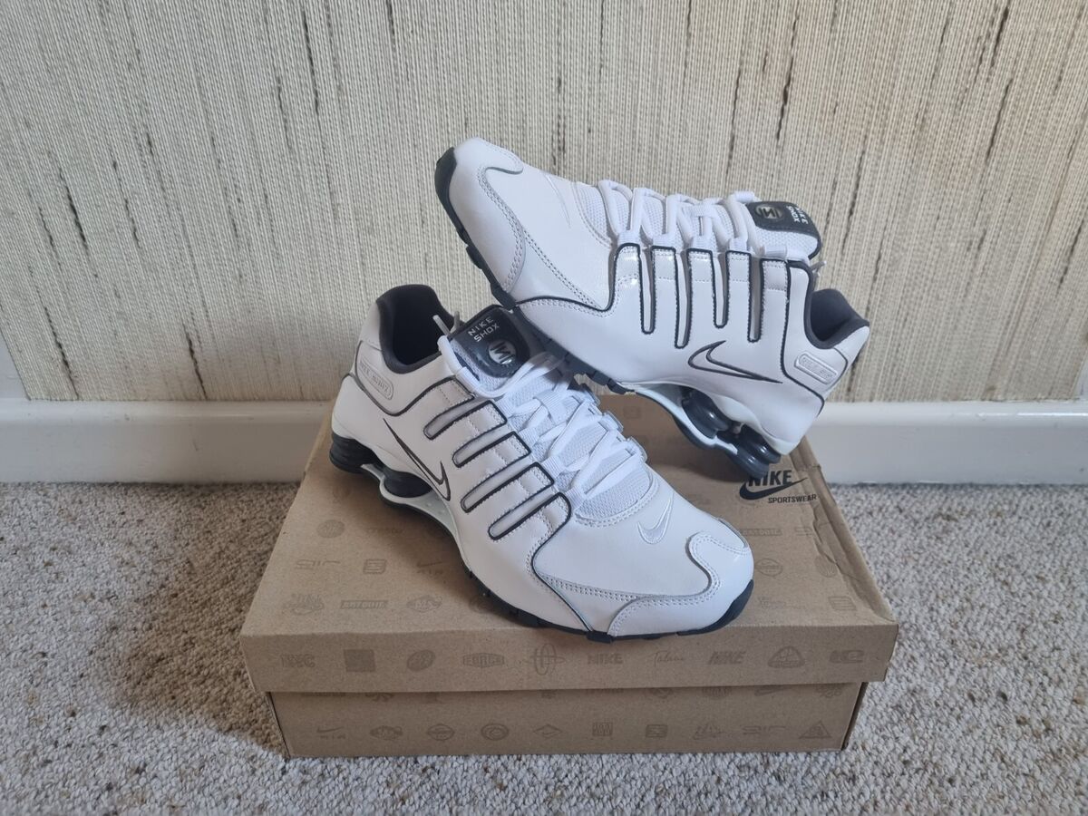 Size 8.5 - Nike Shox NZ EU White Black | eBay Size 8.5 - Nike Shox NZ EU White Black | eBay