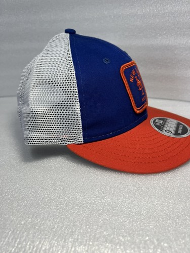 New York Mets Hat New Era Squared Low Profile 9FIFTY Snapback OSFM Blue NEW - Picture 4 of 5
