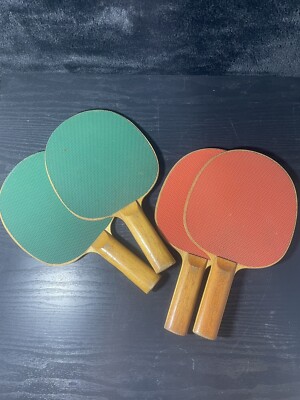 Vintage Quality Ping Pong TABLE TENNIS SET Complete! W/ Partial Box Of Ball