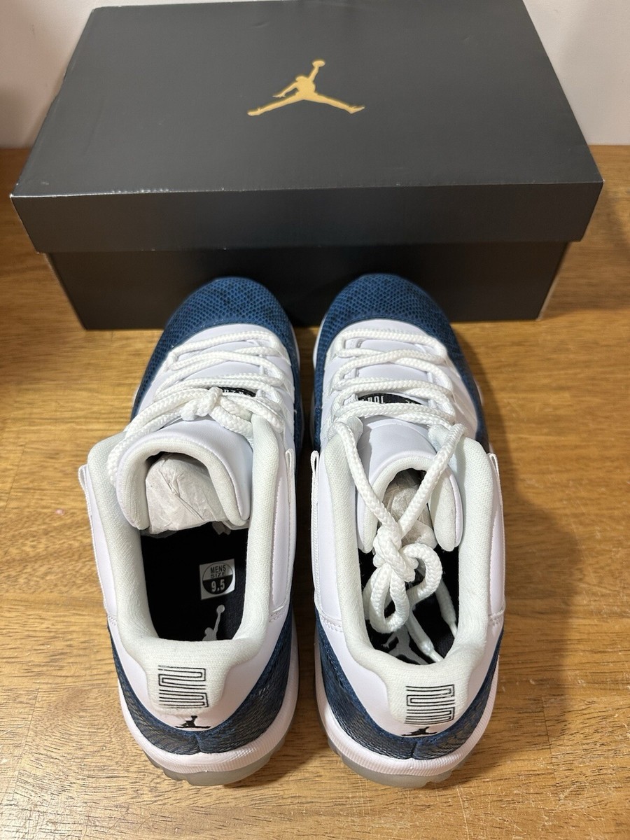 Size 7 - Jordan 11 Retro Low Snakeskin 2019 Blue White