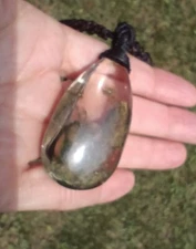 Natural Moss Quartz Chlorite Mineral Thailand Eb644