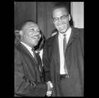 Martin Luther King Jr, Malcolm X PHOTO Black Segregation Civil Rights MLK