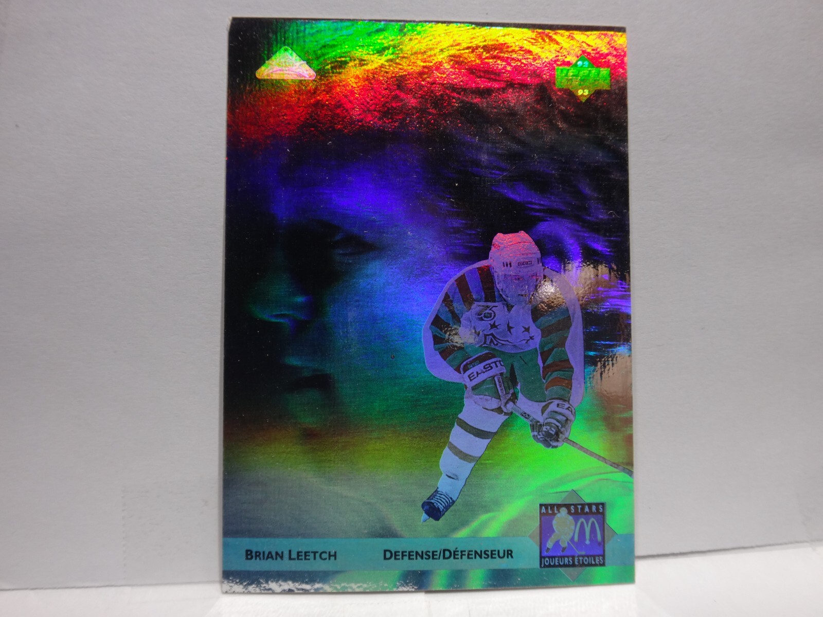 1992-93 Upper Deck McDonald's Holograms Brian Leetch #McH-04 HOF