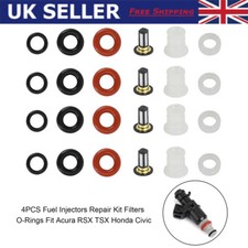 4x Fuel Injector Repair Kit Filters O-Rings For Acura RSX TSX Honda Civic CR-V