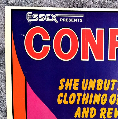 Confessions Movie Poster SEXPLOITATION John Leslie KRISTINE HELLER Dory Devon 77 - Picture 4 of 5
