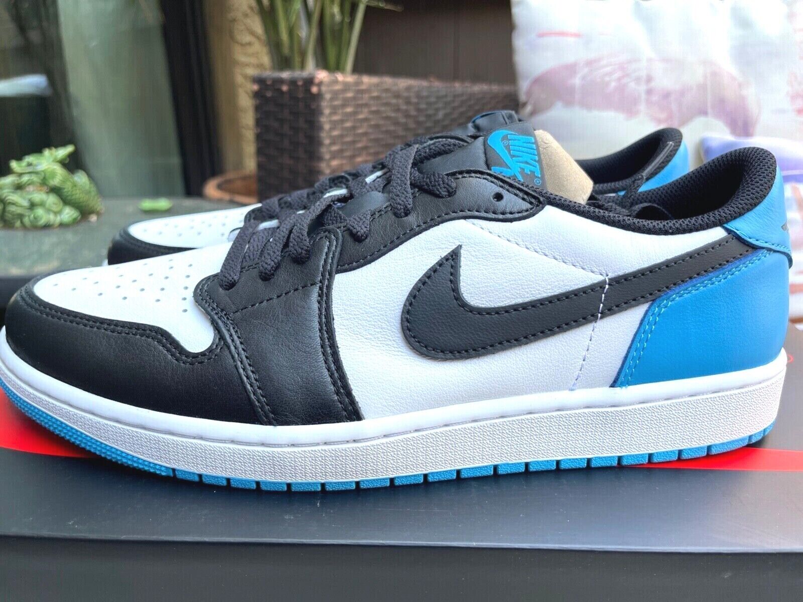 Air Jordan 1 Retro Low White Powder Blue UNC Men&#039;s GS Sizes CZ0790-104 | eBay