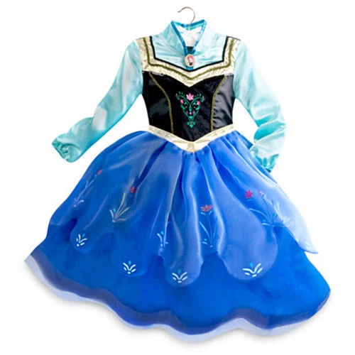 Novo com etiquetas Disney Store Princesa ANNA Fantasia Folclórica Vestido Capa Frozen 9/10 - Imagem 3 de 3