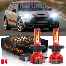 LED Headlight Kit H4 HB2 9003 6000K Hi/Low Bulbs for HONDA CIVIC 1992-2002 2003