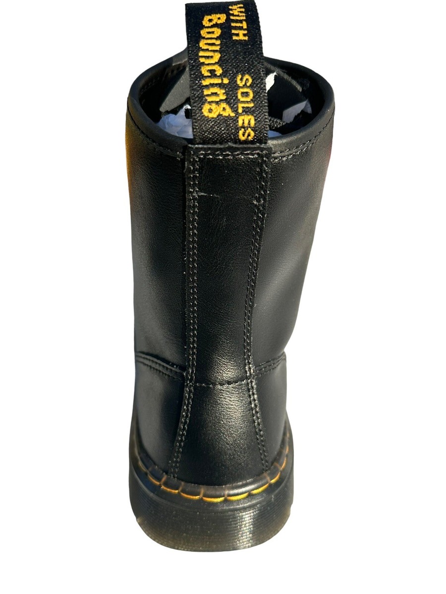 Dr. Martens Combat Boots Mens 8 Black Leather Lace Up Air Cushion Sole 25345 Dr marten 25345 - Gem main image 2