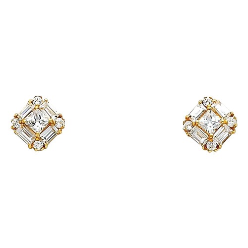 Orecchini Uomo Lewis Hamilton &ndash; Cerchio Goccia Oro 18k Placcato Con Zirconi, 24mm, Acciaio Inox, UK