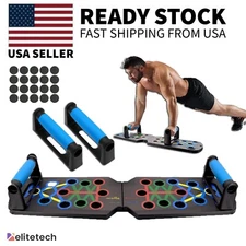 28 in 1 Push Up Rack Board System Fitness Workout Train Home Gym Exercise Stands