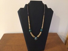 Navajo Melon Naszyjnik muszla i turkus