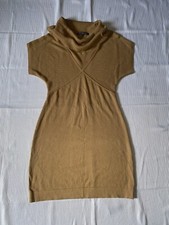 Jones Wear Dress, Women’s Knit Dress, Beige, Cap Sleeve, Size Medium.