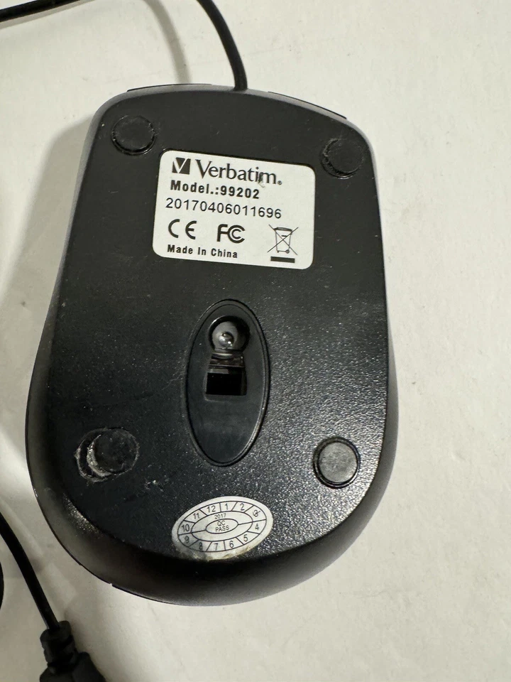 Brand New Verbatim Bravo 98106 Wired Notebook Optical Mouse (Black) - Image 3 of 3