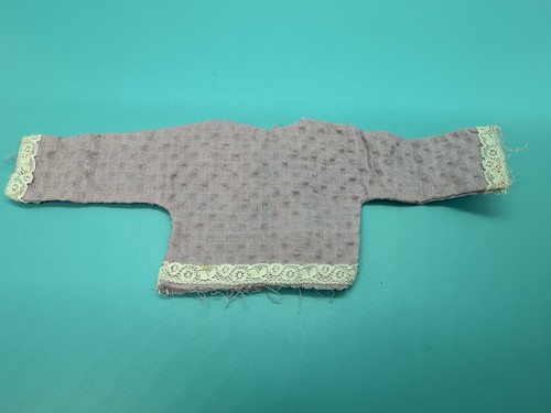 BARBIE Pajamas Lavendar/Lace Trim/ Floral Snap Fasteners & White Socks READ Desc - Picture 4 of 11