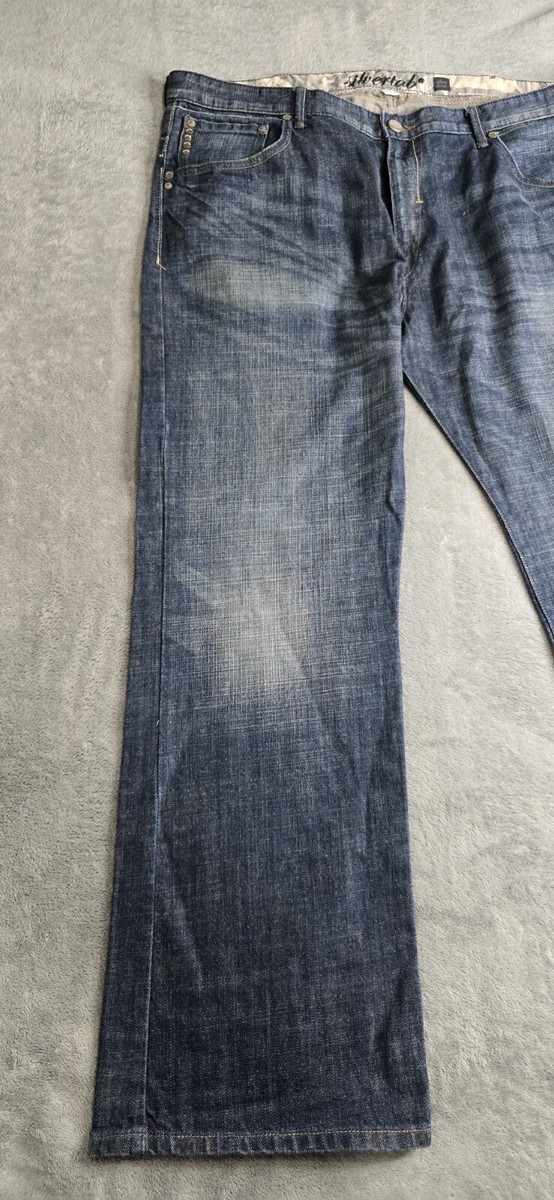 Levis Silvertab Slim Boot Whiskering Jeans Mens Size 42X33 Metal
