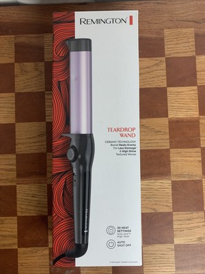 Remington Teardrop Barrel Curling Wand For Textured Waves CI50M2 New Open Box