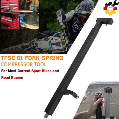 TFSC 01 Fork Spring Compressor Tool for Most Sport Bikes Road Racers Motorcycles