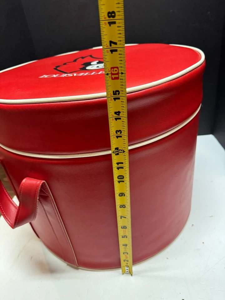 Enfriador de espuma de poliestireno envuelto en vinilo grande vintage SURVIVOR University of Louisville Foto 2 de 4