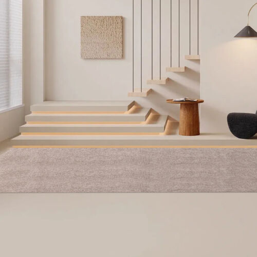 3*1.2m Striped Camel Color Door Mats Floor Entrance Mats 3.6kg For Kitchen Home