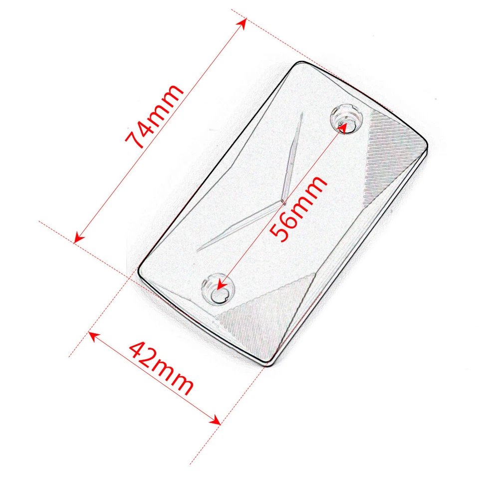 Cubierta de tapa de depósito de líquido de frenos CNC para SUZUKI VanVan 200 VanVan200 2003-2013 Foto 3 de 4
