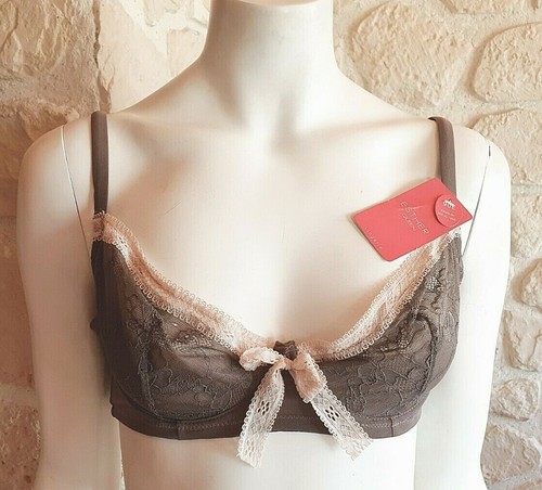 Soutien-gorge Esther Queen Modèle Lena Taille 90E - Couleur Taupe/rose, Neuf Avec étiquettes