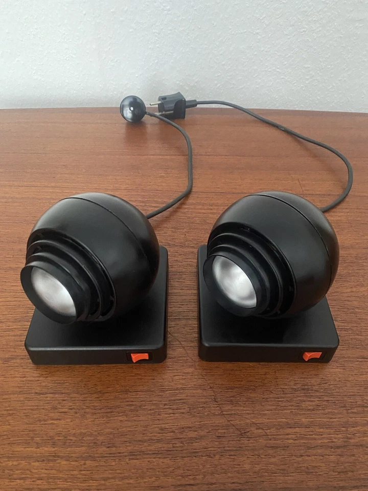 Lampe Space Age 70er Jahre Osram 2 Stk Concentra Agilo Schlagheck Schultes - Bild 3 von 4