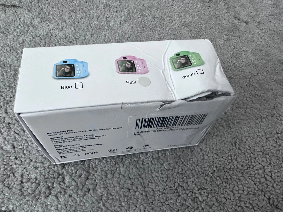 GlobalCrown Kids Camera,Mini Rechargeable Child Digital Camera Shockproof Video - Image 3 of 4