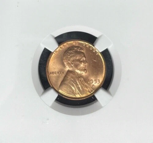 1953-S LINCOLN WHEAT CENT ~ NGC - MS 66 RD  ~BEAUTIFUL COIN~ REF#68-078