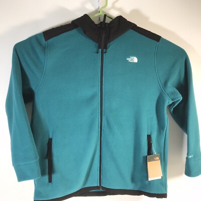 The North Face Alpine 200 Mens Hooded Polartec Fleece Jacket XL Harbor Blue