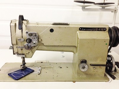 sewing machine walking foot mitsubishi industrial table machines 110v bobbin rev motor