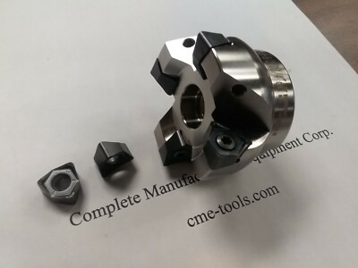 2-1/2'' 90 degree MFWN90 face mill, w. Kyocera WNMG080616 Extra 10 inserts