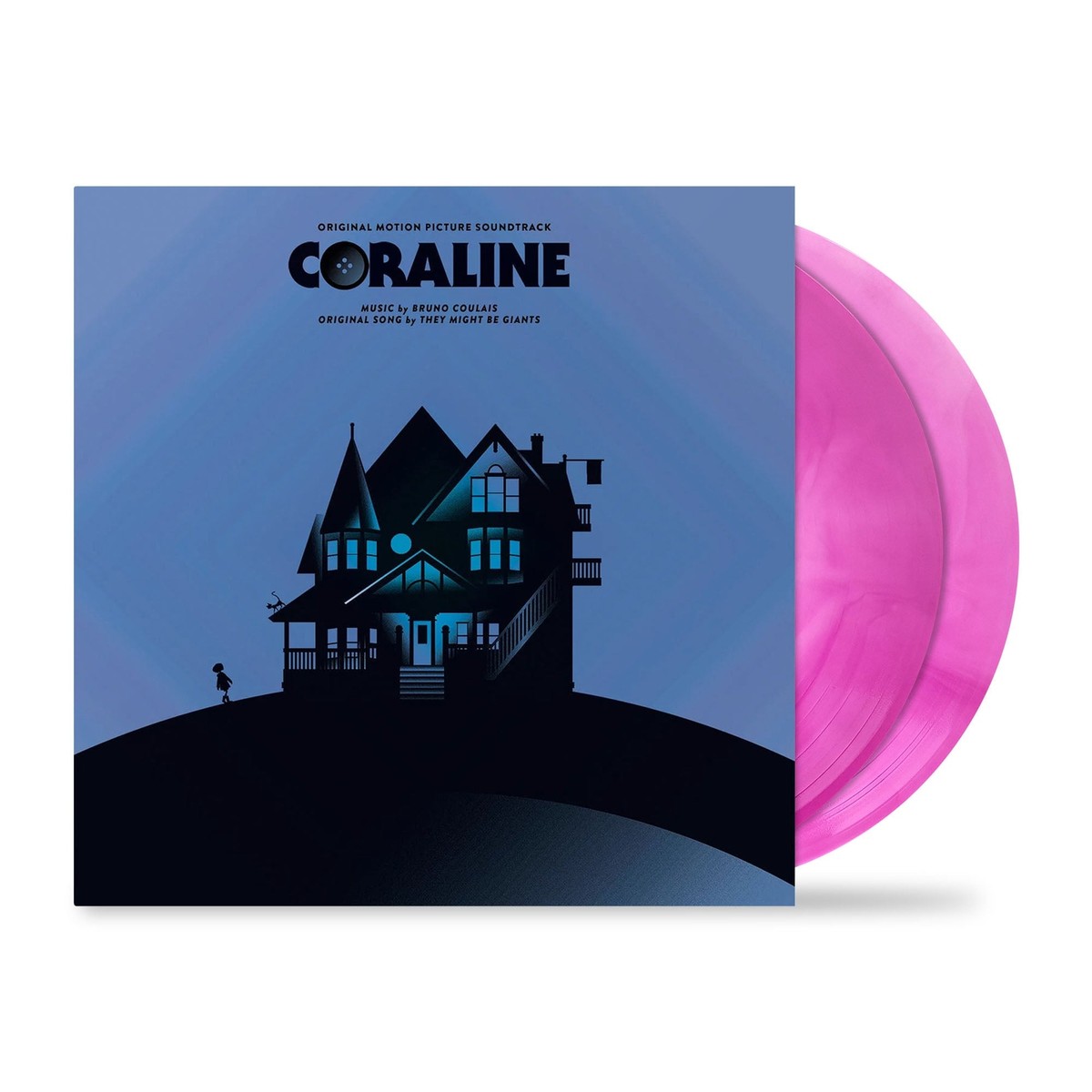 ✨ Coraline–Original Motion Picture Soundtrack 2XLP Fuchsia Galaxy