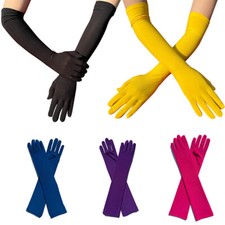 Long Arm Sleeve Gloves Womens Festival Dance Gloves Cosplay Mittens Fashion