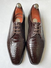 JOHN LOBB Perrier Genuine Alligator Derby UK 8.5 E, US 9 Made In England, $12000
