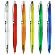 Schneider K20 Icy Colours Retractable Ballpoint Pen Medium Nib Blue Ink