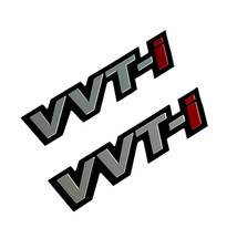 2 Fender Badge Aluminum Emblems Vvti Vvt-i Engine Cover Dash Trunk Japan Jdm 2 Fender Badge Aluminum Emblems Vvti Vvt-i Engine Cover Dash Trunk Japan Jdm
