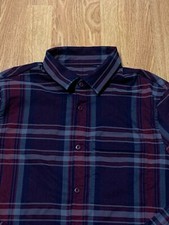 Lululemon Shirt Mens Medium Plaid Masons Peak Flannel Hunting Camp Preppy