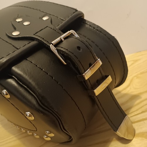 SADDLEBAGS YAMAHA XVS 650 1100 DRAG STAR NATURAL LEATHER LOCK&KEY QUALITY - Zdjęcie 10 z 17