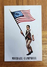Vintage Marx Warriors of The World Michael Campbell Revolutionary War Card
