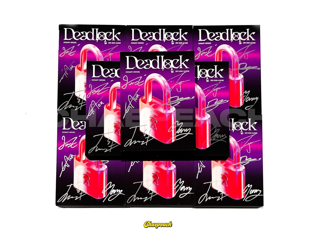 Xdinary Heroes Deadlock サイン入　アルバム USA] Xdinary Heroes - Deadlock (Purple ver.) Autographed