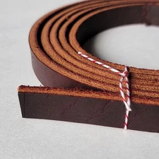 Latigo Leather Strap, 89.5(L) x 0.6(W) inches, 11 oz (.2 inch) thick