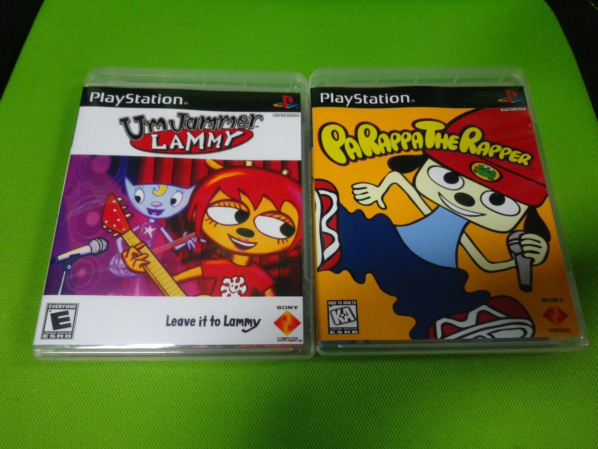 EMPTY REPLACE Cases! Um Jammer Lammy Parappa the Rapper Sony PlayStation 1  PS1