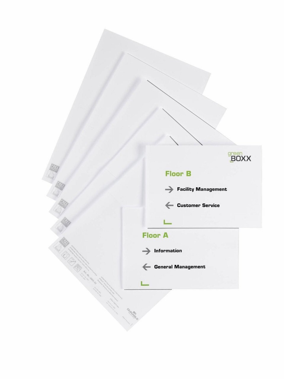 Durable 485502 Info Sign and Click Sign insertion sign for Door Signs (210 x 148