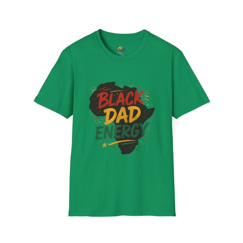 Schwarzes Papa Energy T-Shirt, Vatertagsgeschenk, Unisex Tee, Papa Bekleidung, Afrikaner - Bild 34 von 61