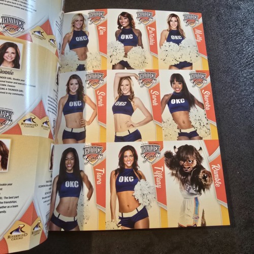 OKC Thunder 2013-14 NBA Magazine Vol 6 #2 w/ Thunder Girls Trading Cards Insert - Picture 5 of 9