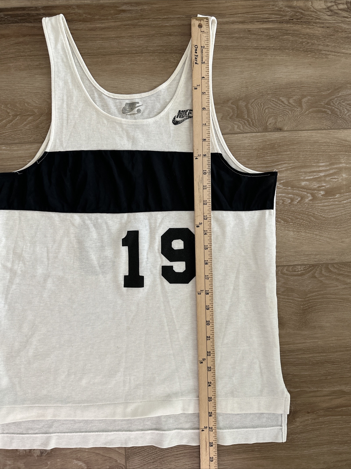 Vintage Nike Tank Top Shirt Mens XL Sheer Stripe Arc Basketball 19