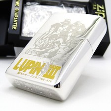 Accendino olio Zippo Lupin The Third All Cast Limited n.4167 1996 nuovo con scatola raro